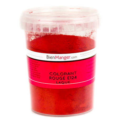 Red food colouring E124 - Powder water soluble - BienManger Arômes