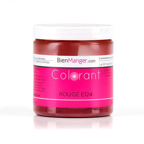 Colorant rouge 100% naturel poudre hydrosoluble tubo 100g
