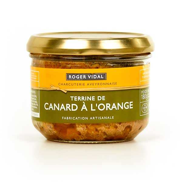 Terrine de canard à l'orange - 3 verrines de 180g