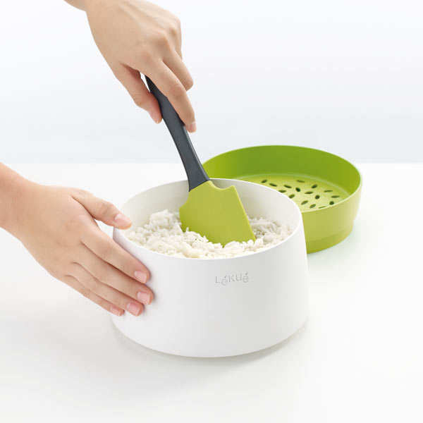 Lekue Microwave Rice, Grain & Quinoa Cooker, one size,1 Liters, Green: Home  & Kitchen 