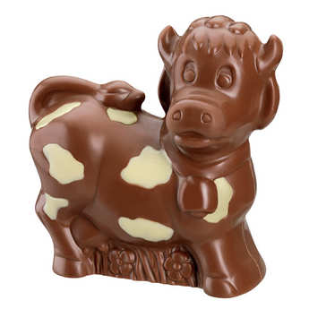 Milk and white chocolate cow - Belledonne Chocolatier