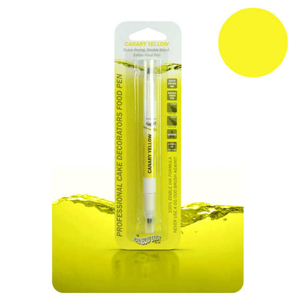 Feutre alimentaire - jaune - feutre