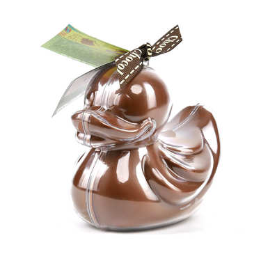 Bimbi - Organic Milk Chocolate Duckling in reusable mould Bimbi - Organic Milk Chocolate Duckling in reusable mould