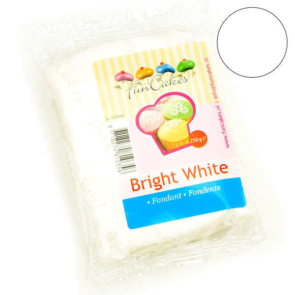 Pâte à sucre blanche funcakes - sachet 250g