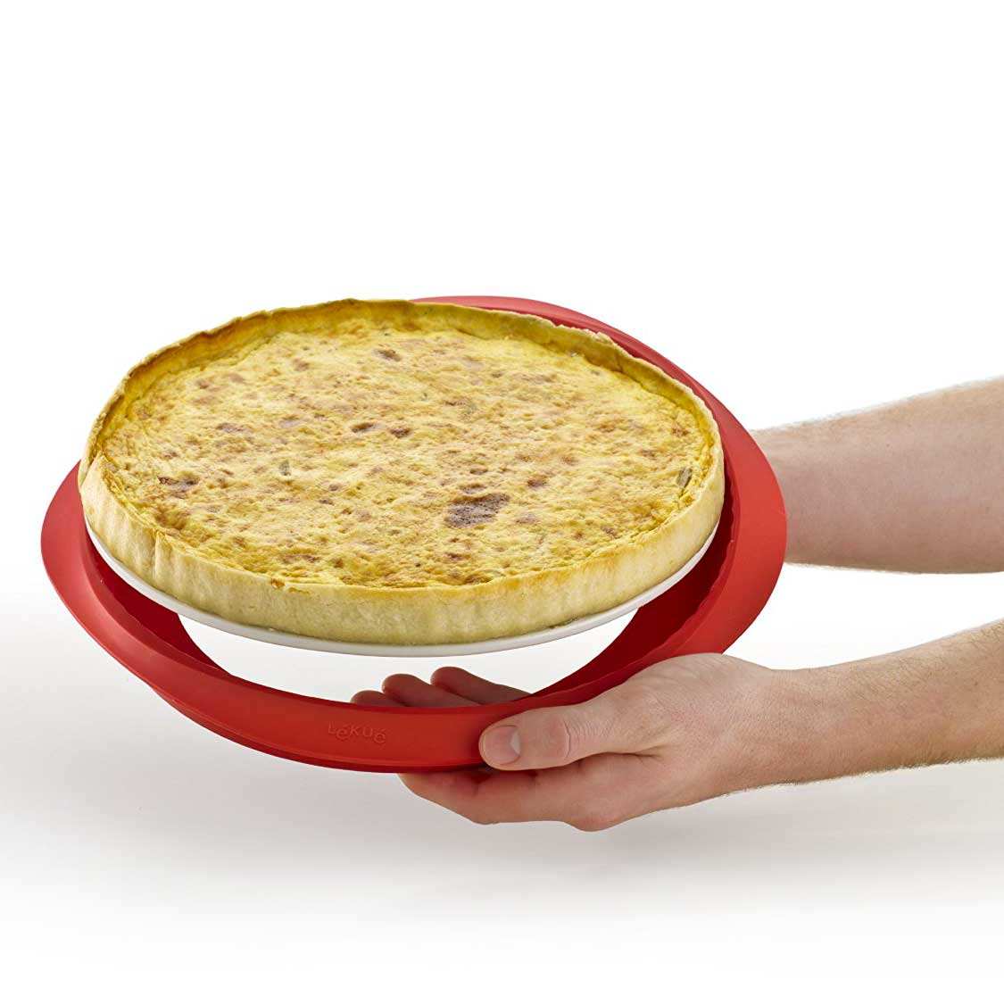 Moule à tarte démontable en silicone et céramique Ø 28cm - Lékué