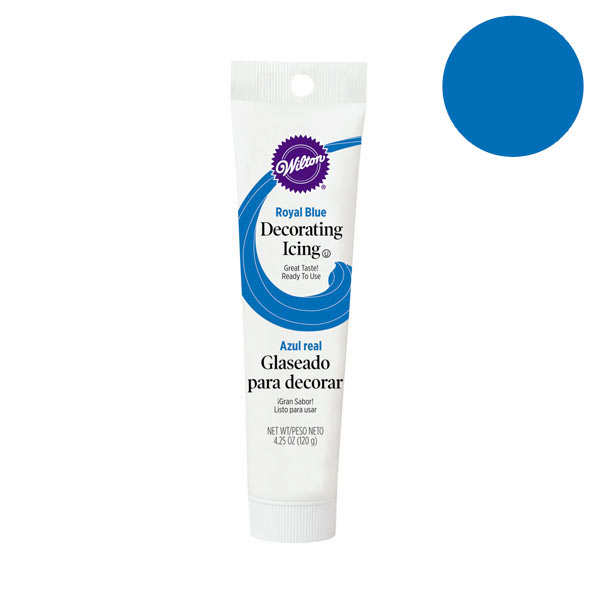 Glaçage bleu royal prêt à l'emploi - tube 120g