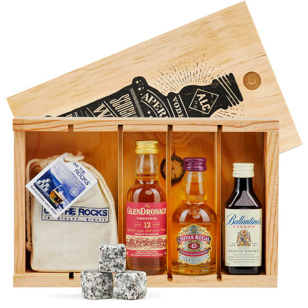 verbinding verbroken Voetzool bedreiging Whisky Gift Box - 3 Sample Bottles + 10 Whisky Cubes - BienManger paniers  garnis