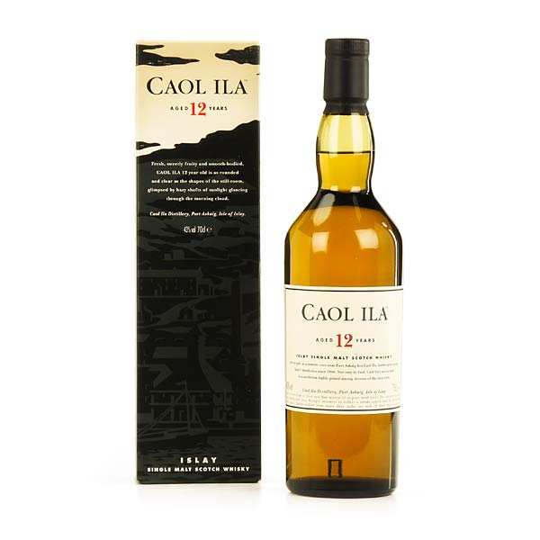 Caol Ila Single Malt Whisky - 12 years old 43% - Caol Ila