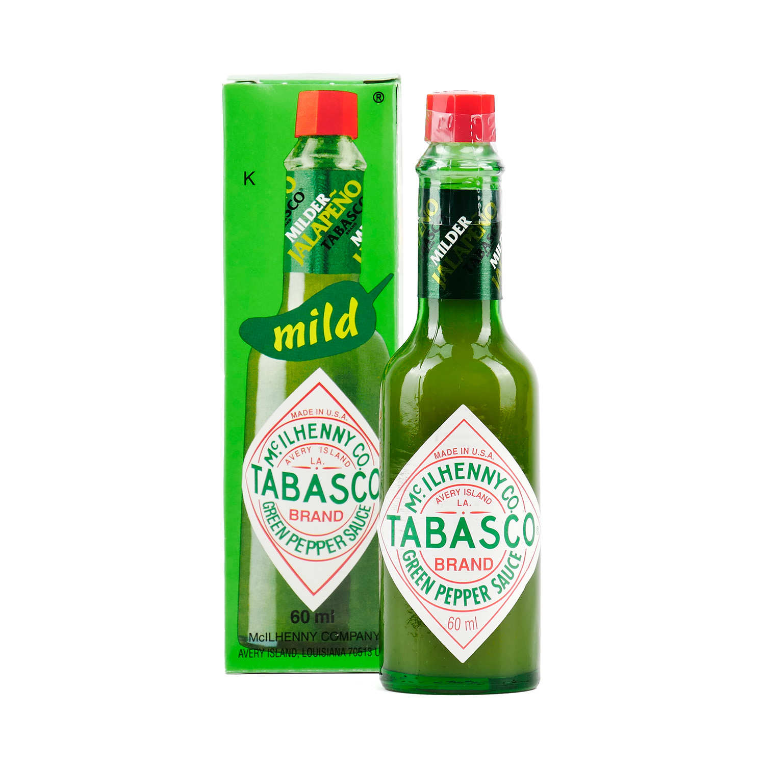 Bouteille Sauce De 60 ML Tabasco Pepper Sauce Piment Vert Mild