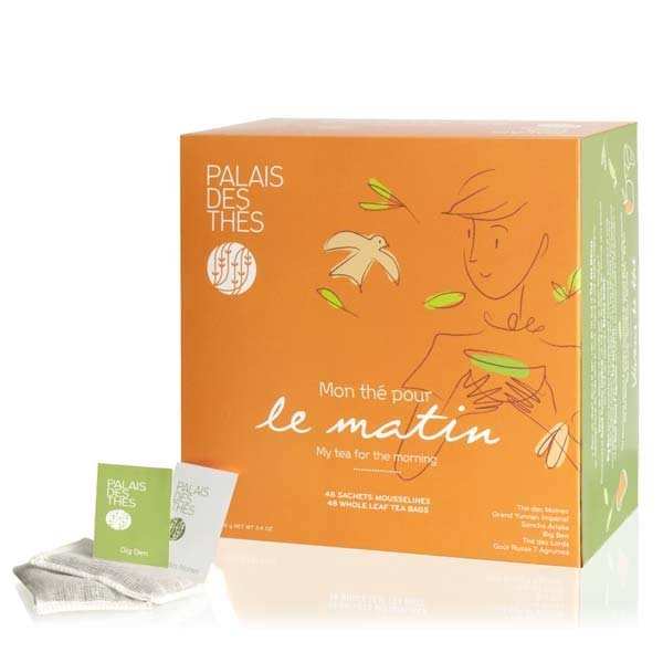 Coffret Mon thé pour le matin 36 sachets mousselines Palais des Thés