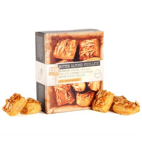 Biscuits feuilletés apéritif au beurre et aux amandes Van Strien