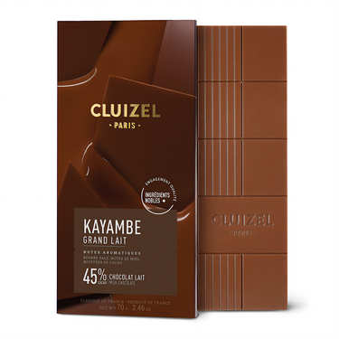 Milk chocolate 'Grand Lait' bar by Michel Cluizel Milk chocolate 'Grand Lait' bar by Michel Cluizel