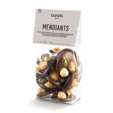 Mendiants chocolats noirs et laits Michel Cluizel Mendiants chocolats noirs et laits Michel Cluizel