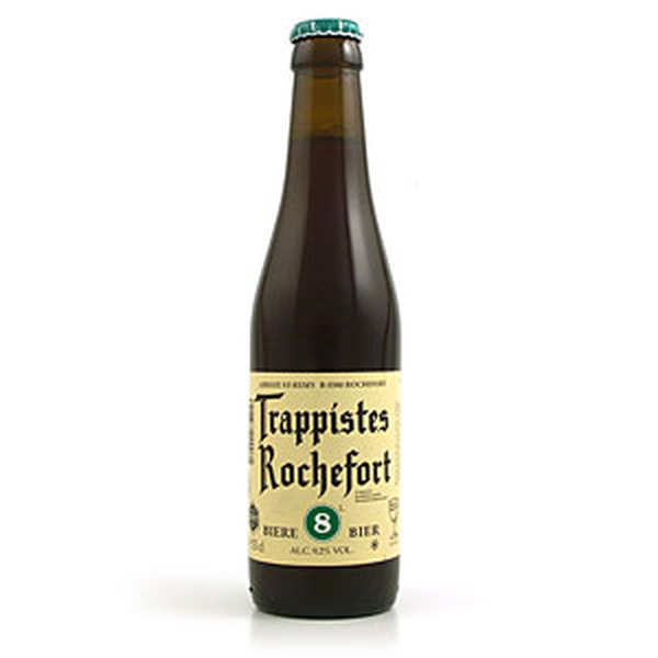 Trappistes Rochefort 8 - bière belge brune - 9,2% - Abbaye Saint Rémy