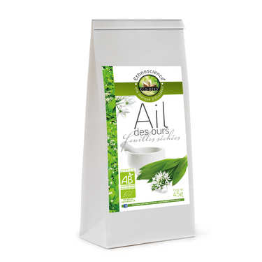 Organic dried wild garlic pieces Organic dried wild garlic pieces