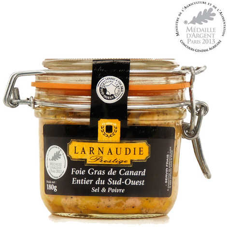 Jean Larnaudie - Foie gras de canard entier sel & poivre du Sud-Ouest (IGP)