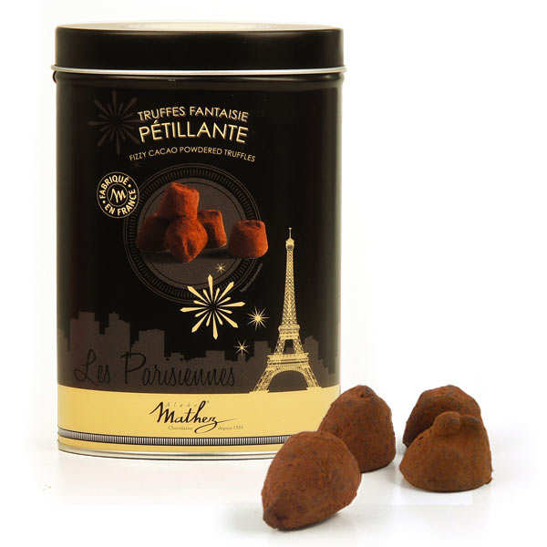 Chocolate Truffles with Popping Candy Chocolat Mathez