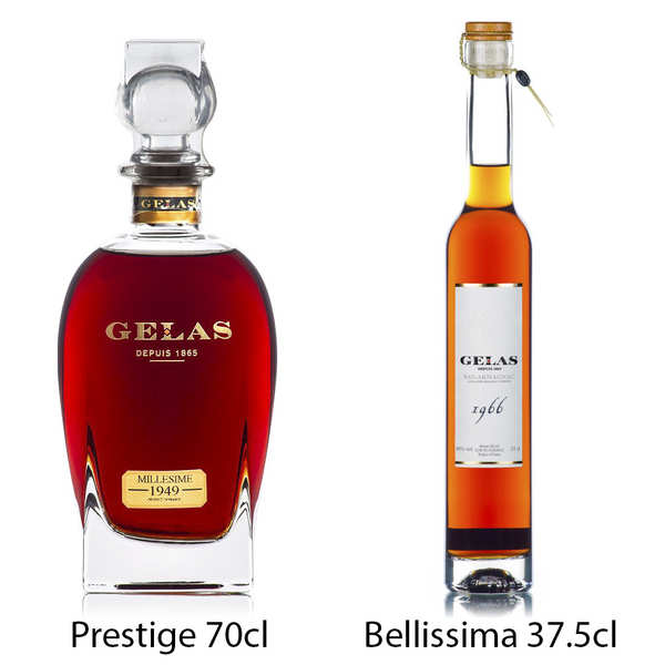 Bas-Armagnac millésimé Gelas - 1940 à 1959 - Maison Gelas