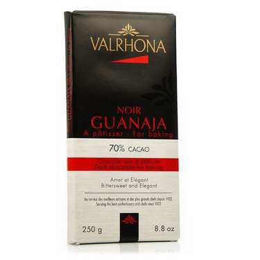 Valrhona Guanaja 70% cocoa dark chocolate bar Valrhona Guanaja 70% cocoa dark chocolate bar