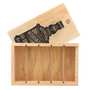 Wooden box for mini bottles of spirit