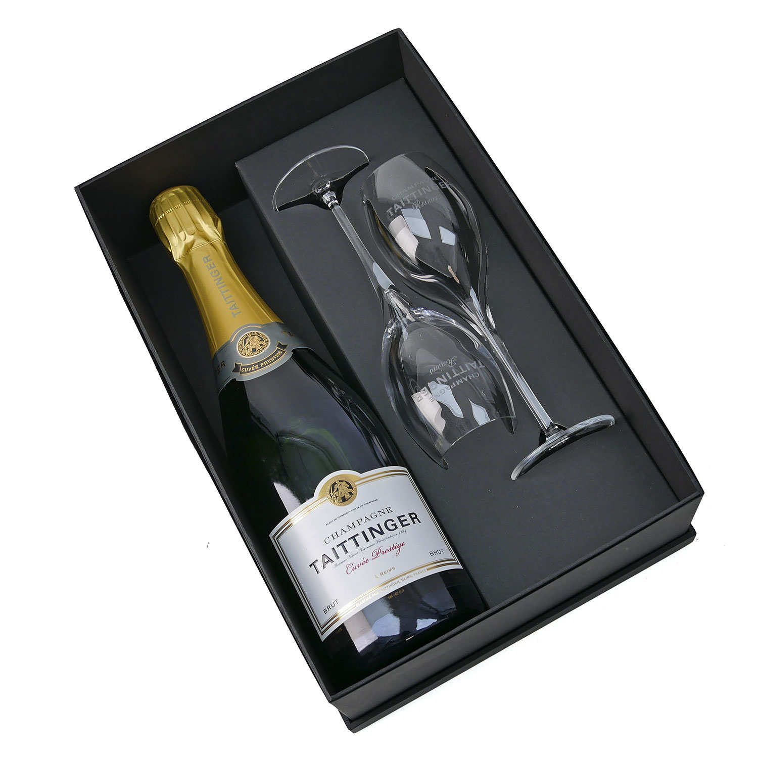 Coffret Champagne Tsarine Brut - 75 Cl + 2 Flûtes : la bouteille