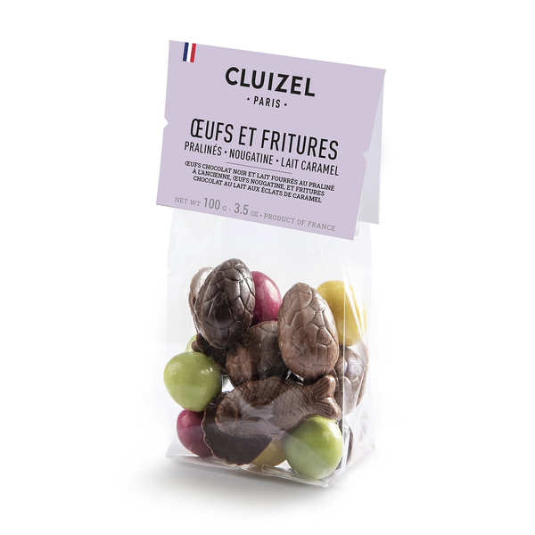 Sachet de petits œufs fourrés et fritures de Pâques - Sachet de 100g