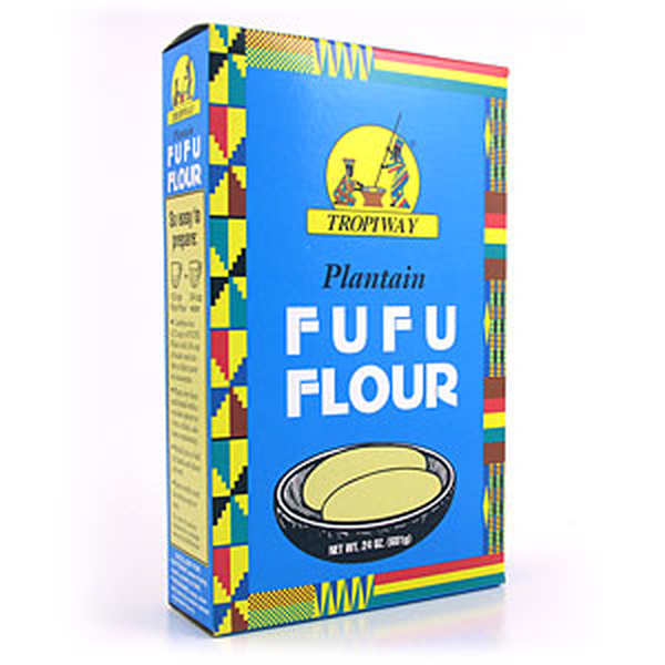 Plantain flour for FUFU. Racines
