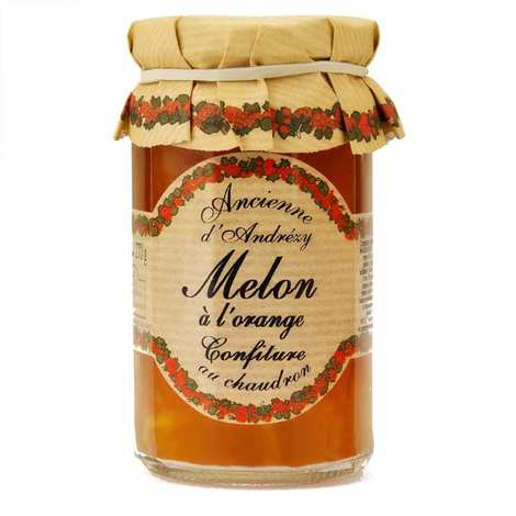 Andresy confitures - Confiture extra de melon à l'orange au sucre de canne