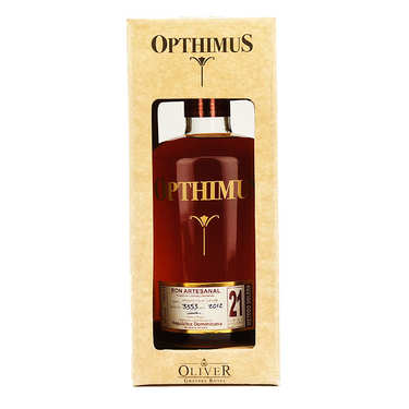 Opthimus 21 ans - rhum dominicain - 38% Opthimus 21 ans - rhum dominicain - 38%