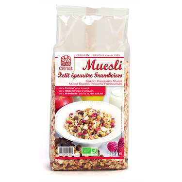 Muesli petit épeautre framboise bio Muesli petit épeautre framboise bio