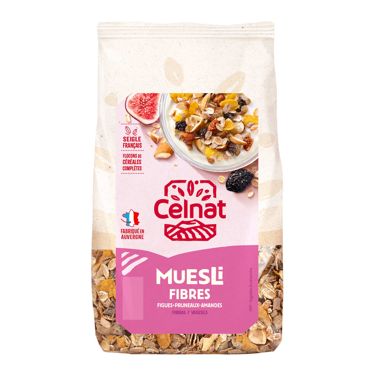 Muesli fibres et transit bio Celnat