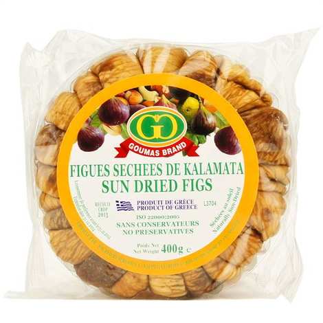 Figues séchées au soleil grecques - en couronne - Goumas Brand