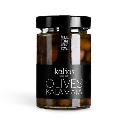 Kalios - Olives de Kalamata de Grèce AOP à l'huile d'olive vierge extra