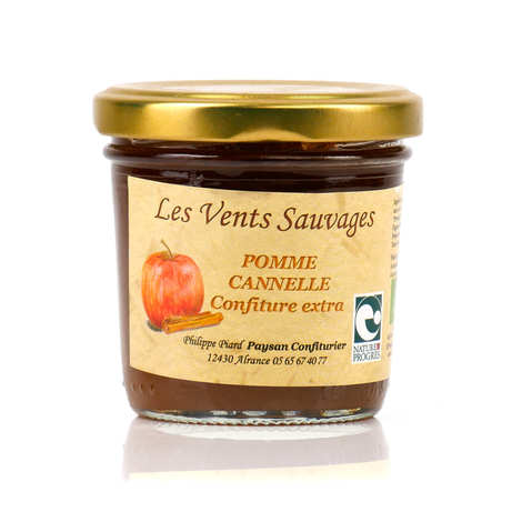 Les vents sauvages - Confiture de pomme cannelle bio