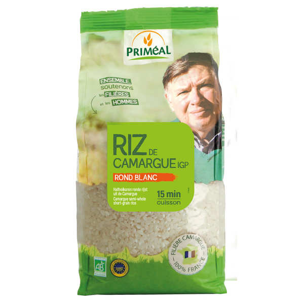 Riz rond blanc de Camargue Bio - Sachet 1kg