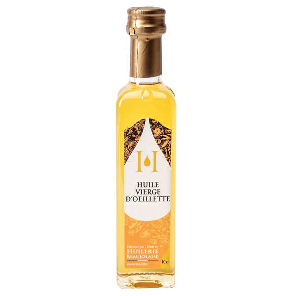 Huile vierge d'oeillette - bouteille 10cl