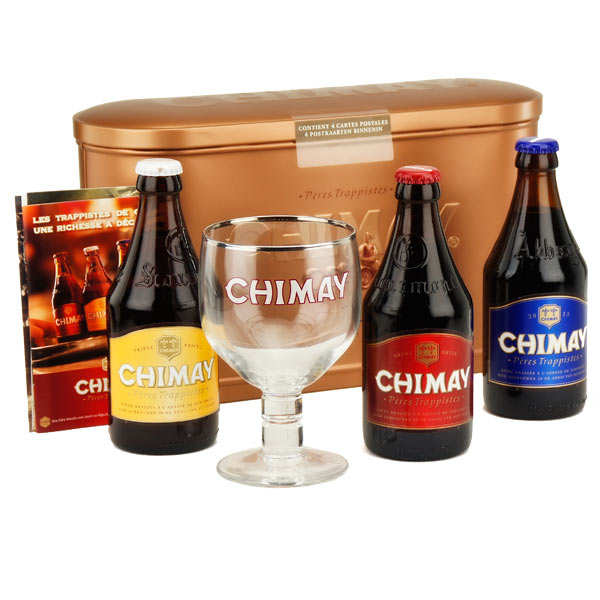 3 Chimay Beer Set - Belgian Trappist Beer - 10% - Abbaye ND de Scourmont