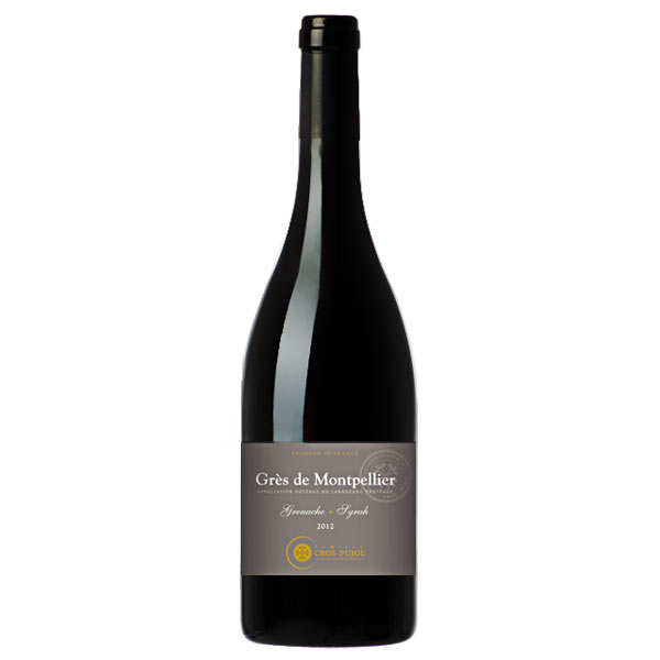 Grés de montpellier aop côteaux du languedoc 2012 - 13% - 2012 - bouteille 75cl