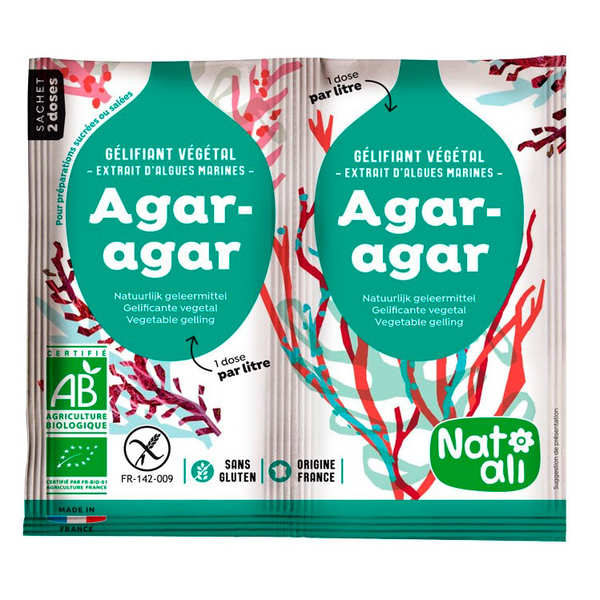 Organic Agar Agar Powder in Bags - Nat-Ali