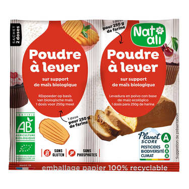 Baking powder without gluten and phosphate organic Baking powder without gluten and phosphate organic
