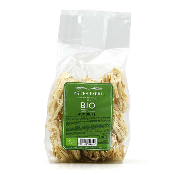 Tagliatelles bio aux oeufs - Sachet 250g