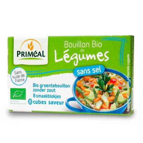 Priméal - Bouillon de légumes sans sel bio