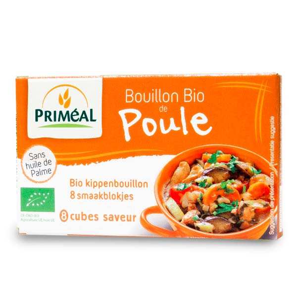 Bouillon de poule bio - Boite 80g - 8 bouillons