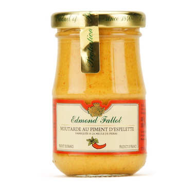 Mustard with Espelette Chilli Pepper Mustard with Espelette Chilli Pepper