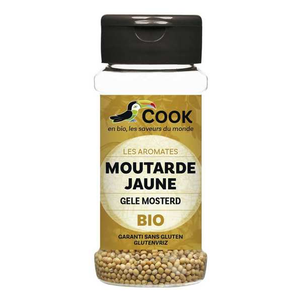 Graines de moutarde jaune bio - Pot de 60g