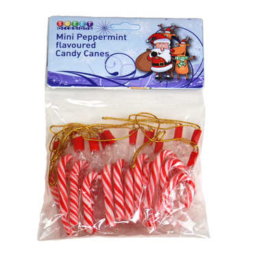 Sweet Occasions Mini peppermint flavoured Candy Canes Sweet Occasions Mini peppermint flavoured Candy Canes
