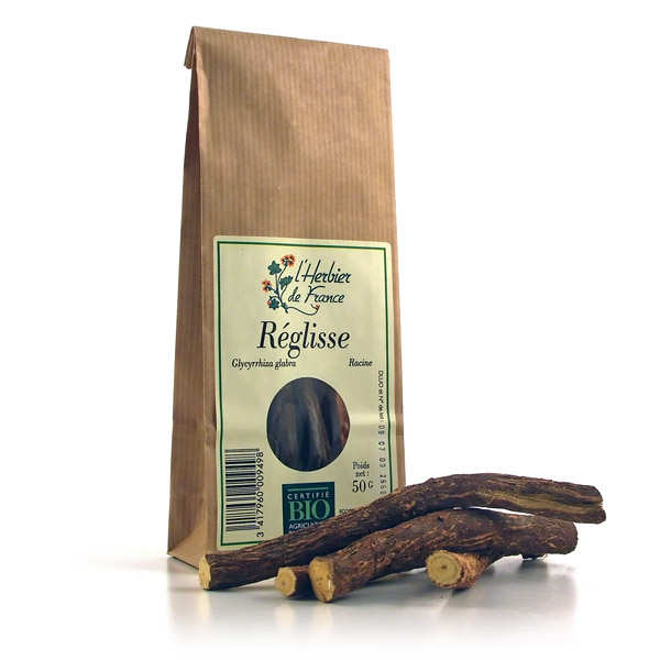 Organic liquorice root Cook Herbier de France