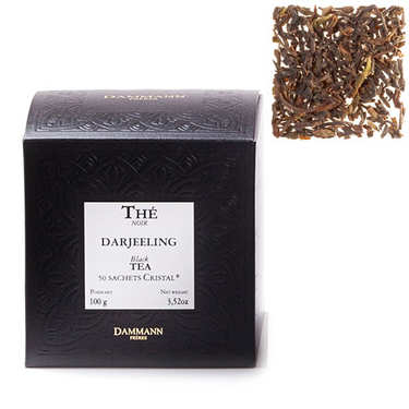 Thé Darjeeling en sachets cristal - Dammann Frères Thé Darjeeling en sachets cristal - Dammann Frères