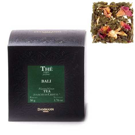 Bali green tea in Cristal sachets by Dammann Frères - Dammann frères