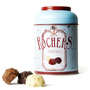 Assortiment de rochers trois chocolats - Boite en métal